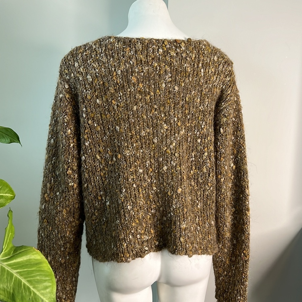 ALPS Alpaca Blend Variegated Knit Cardigan XL - Picture 5 of 9